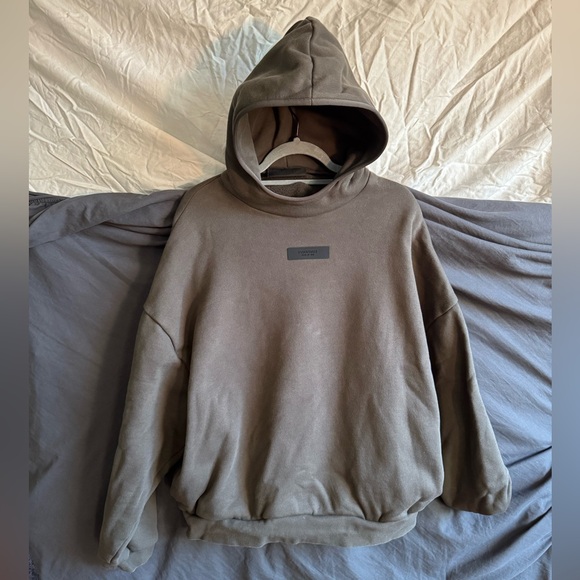 Fear of God Taupe Hoodie - Picture 1 of 5